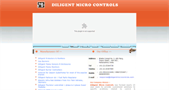 Desktop Screenshot of diligentmicrocontrols.com